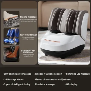 Electric Calf Foot Massage Machine Shiatsu