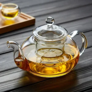 Filterable Heat-resistant  Glass Teapot